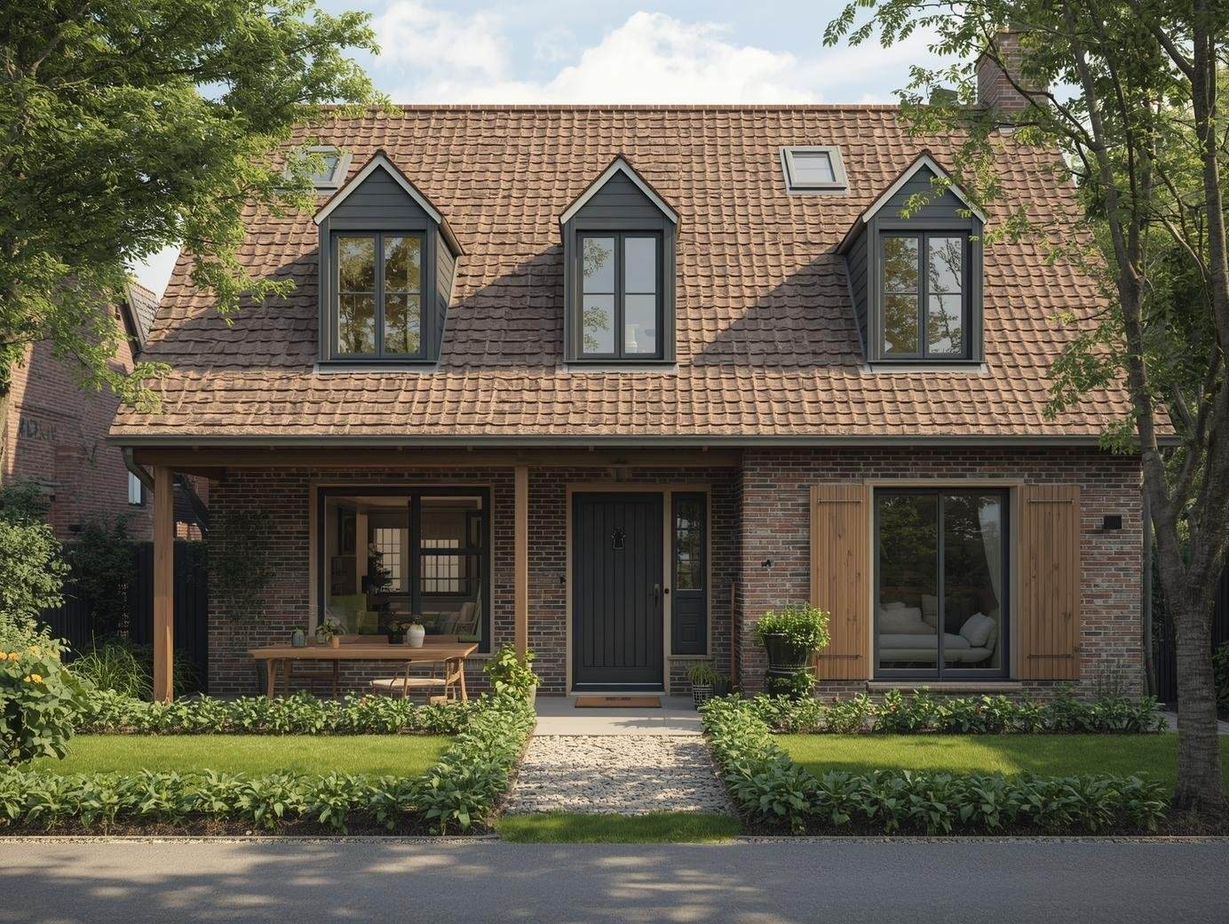 Zonnepanelen op een Nederlands dak